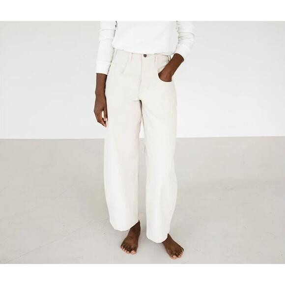 ALIYA WANEK Women's Abeo Pants Size S In Natural - Picture 1 of 12